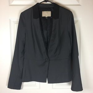 Banana Republic collarless blazer 4